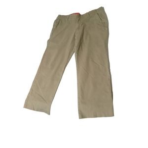 Under Armour Straight Chino Khaki Pants Mens Size 38x30 Active Light Weight